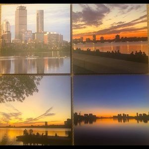 Boston City 4 Photo Wall Panel (4 photos-8x8 each)